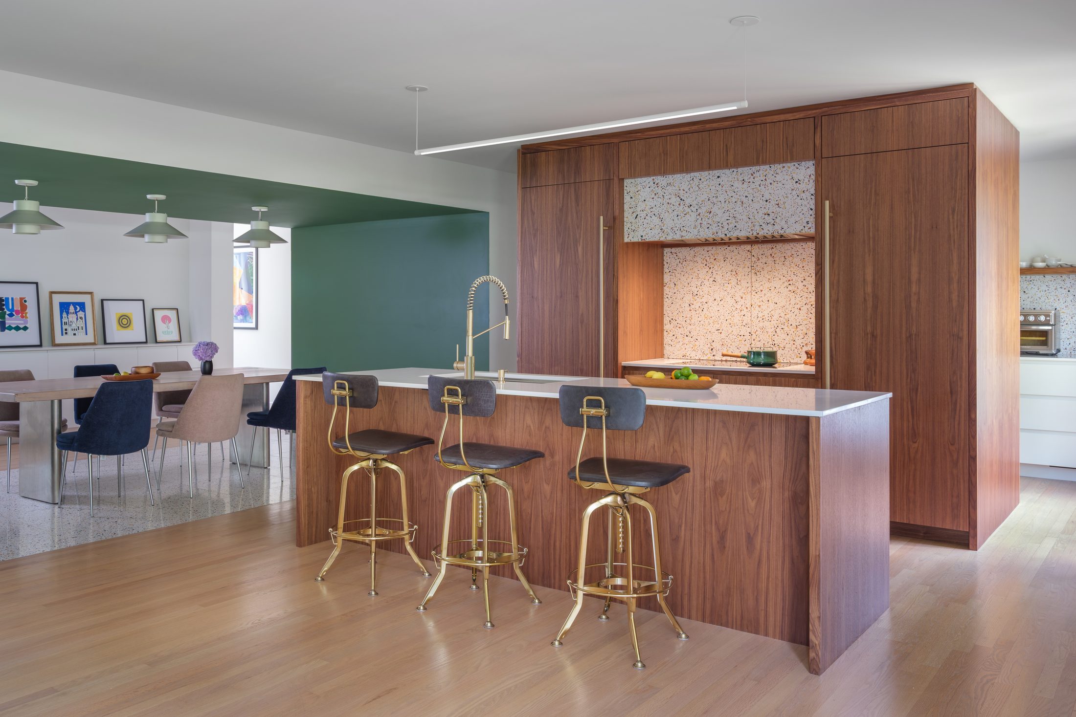 The Aberdeen Residence — open kitchen and dining