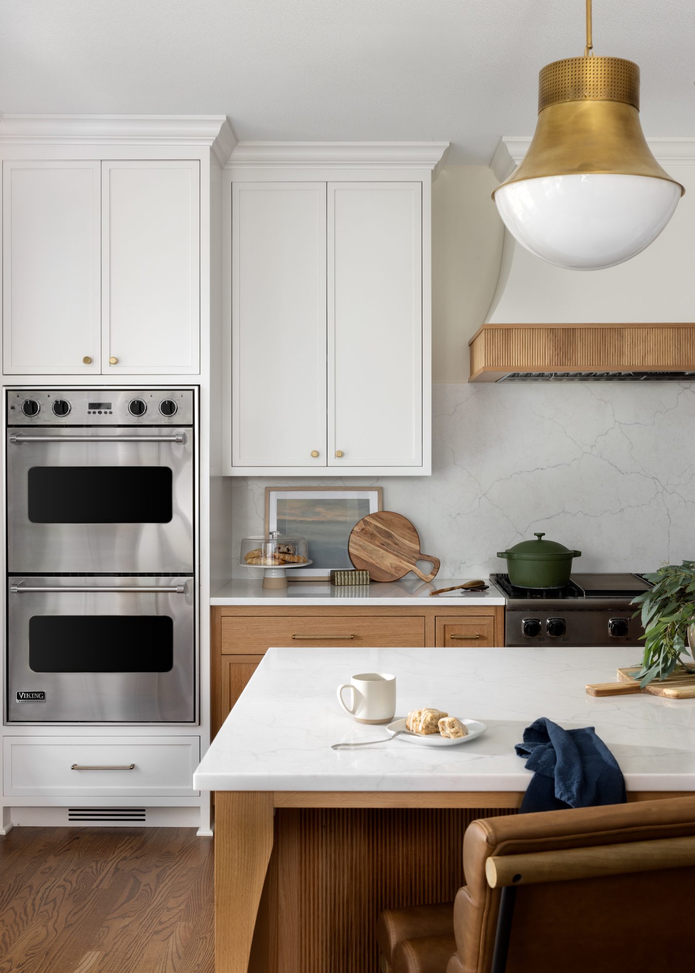 Via Villa — double wall ovens and prep zone